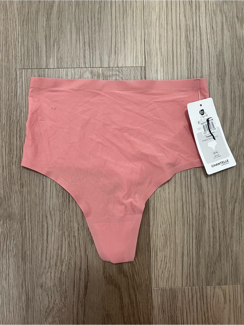 Chantelle SoftStretch High Waist Thong One Size XS-XL Rose Pink NWT